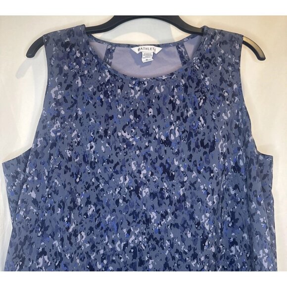 Athleta Women’s Zephyr Refined Crew Neck Tank Top Neck Stretch Activewear Sz XL - Picture 2 of 9